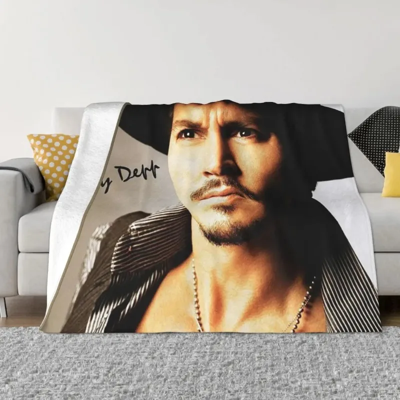 

Johnny Baby Blankets Spring Autumn Movie Star Breathable Super Soft Throw Blanket for Sofa Outdoor Plush Thin Quilt