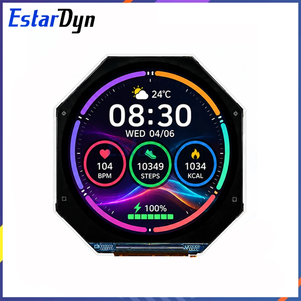 3.49-inch TFT LCD screen ST7701 screen with 480x480 resolution display color screen LCD module