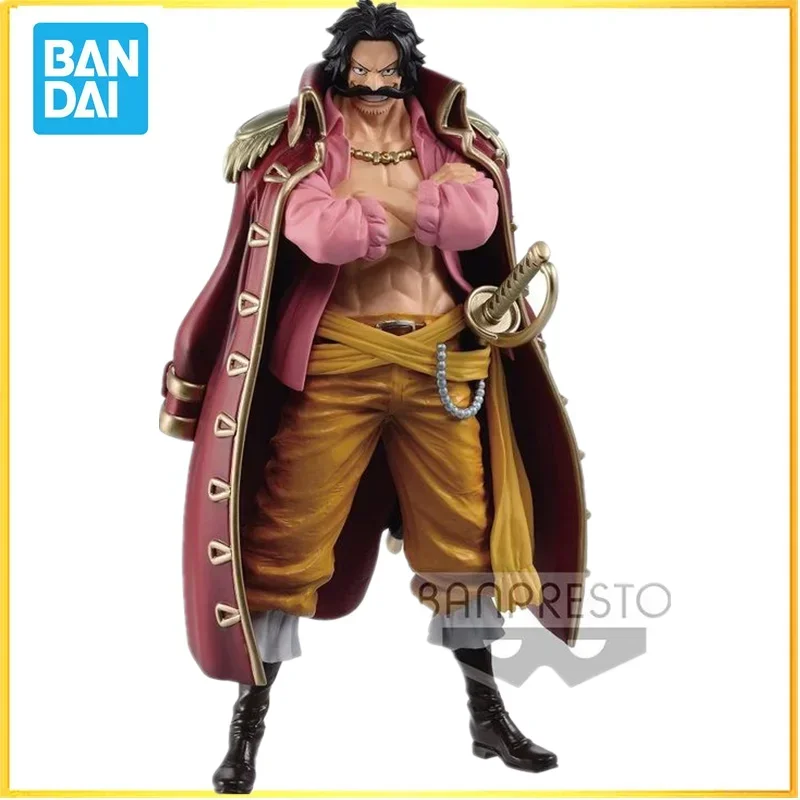 

Bandai Genuine Anime One Piece Gol D Roger Action Figures Collectible Model Exquisite Doll Toys Gifts for Kids room decoration