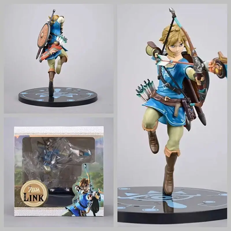 

The Legend of Zelda Model Game Link Figuras Toys 22cm Collection Action Figure Ornament Anime Peripheral Birthday Gift for Kids