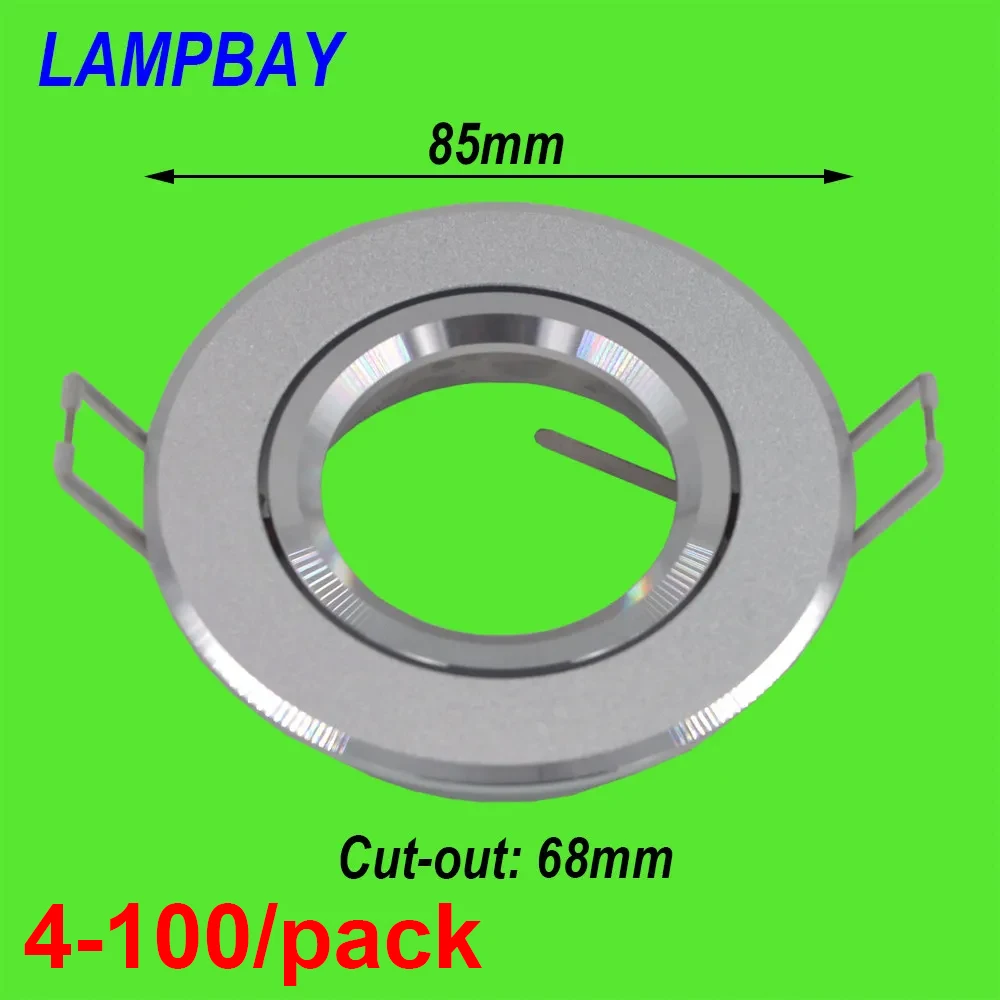 LED Spotlight fitting silver and white available down light fixture high quality aluminum lamp bracket