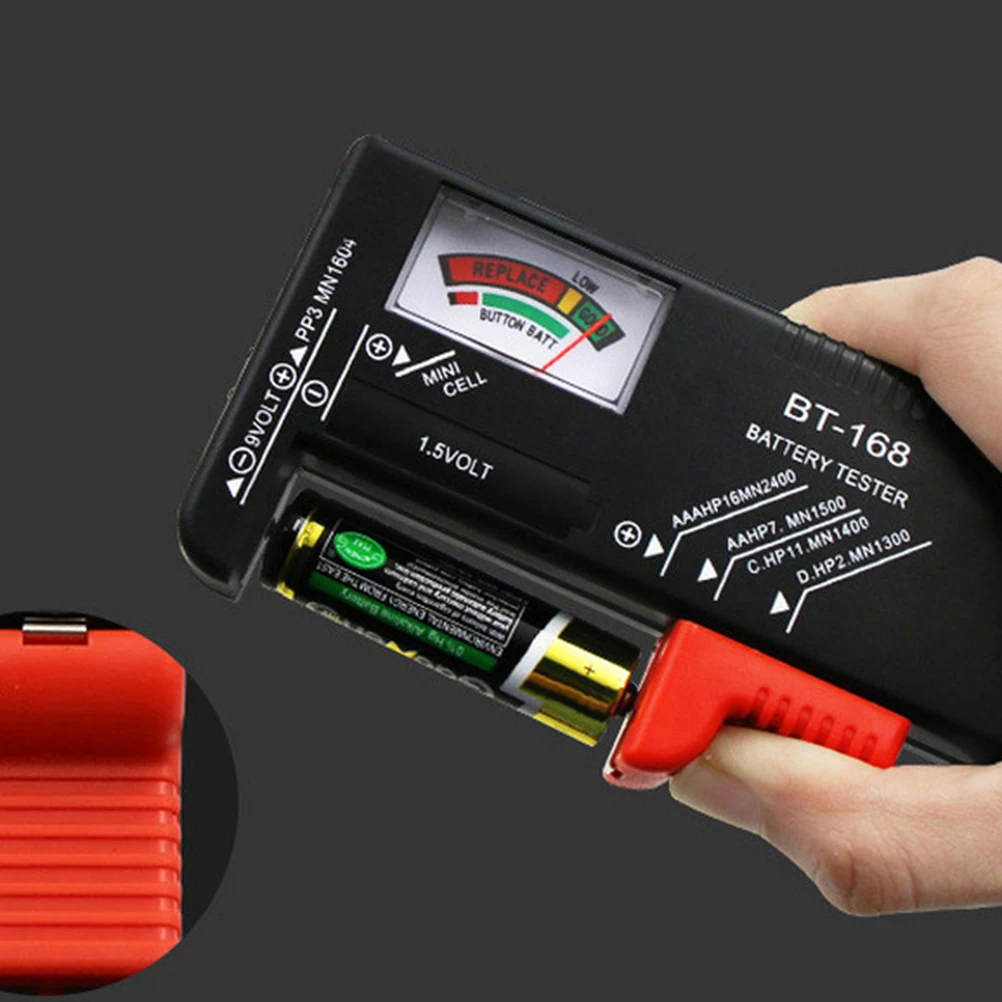 

4Pcs Volt Tester Portable Professional Digital Checker for Aa Aaa 9V Button Level