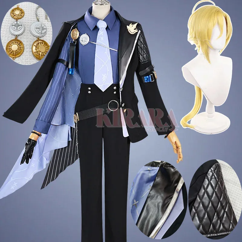 

Hugo Vlad Cosplay Costume Wig Hair Game ZZZ Zenless Zone Hugo Vlad Cosplay Outfits for Men Carnival Anime Events Role Play