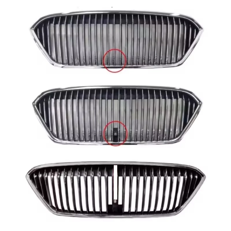 

Grill for Hongqi H5 18-22 modified Hood light grill light Car Front Bumper Grill Mask Radiator Car Accessories