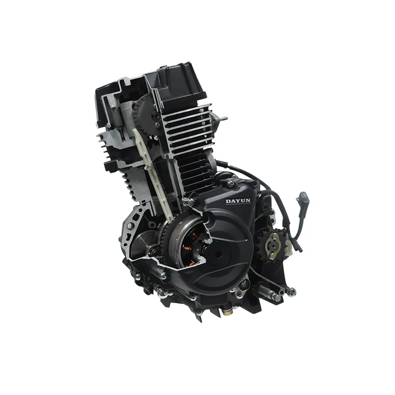 

The Crankcase Adopts a Motorcycle Engine with Enlarged Oil Pan and Low Oil Suction Hole Design