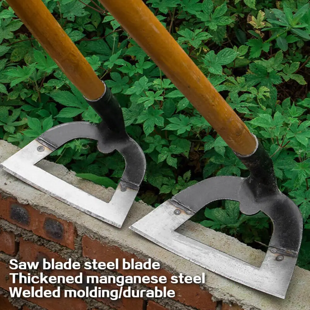 Hollow Hoe  Thickened Steel Hoe Weeding Tool  Agricultural Long Handle Hoe  Large Eye Hoe Gardening Tools