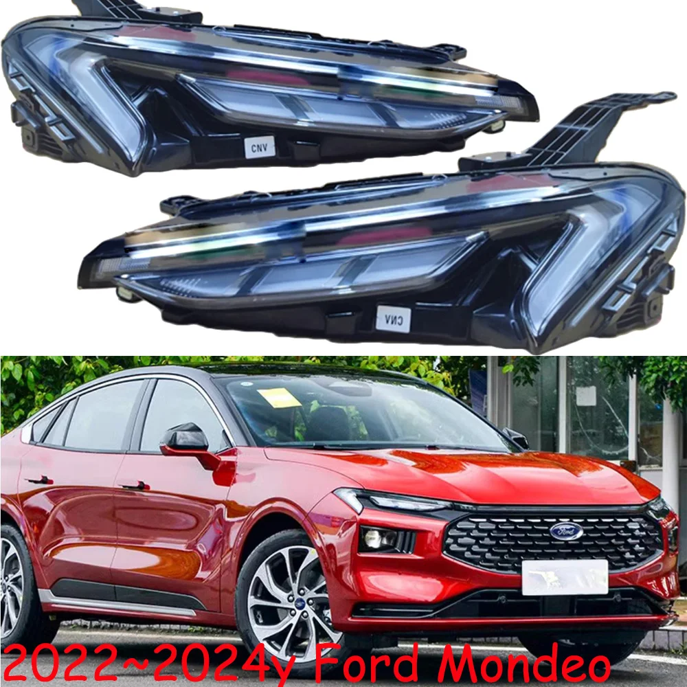 

1 шт. автомобильный передний фонарь для Ford Mondeo, фара fusion LED 2022 ~ 2024y, автомобильные аксессуары DRL, противотуманные фары для Mondeo
