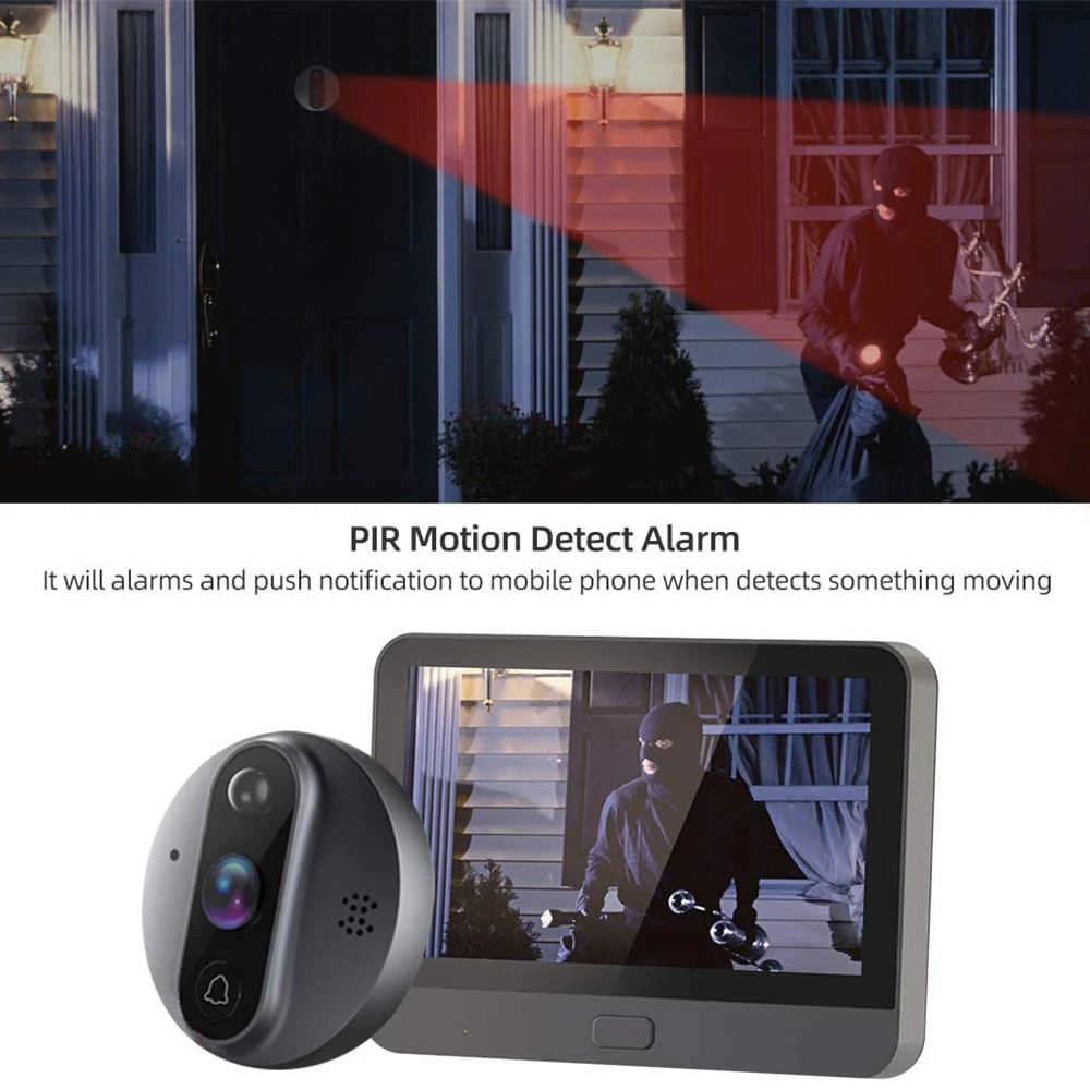Tuya peephole doorbell camera product view 8