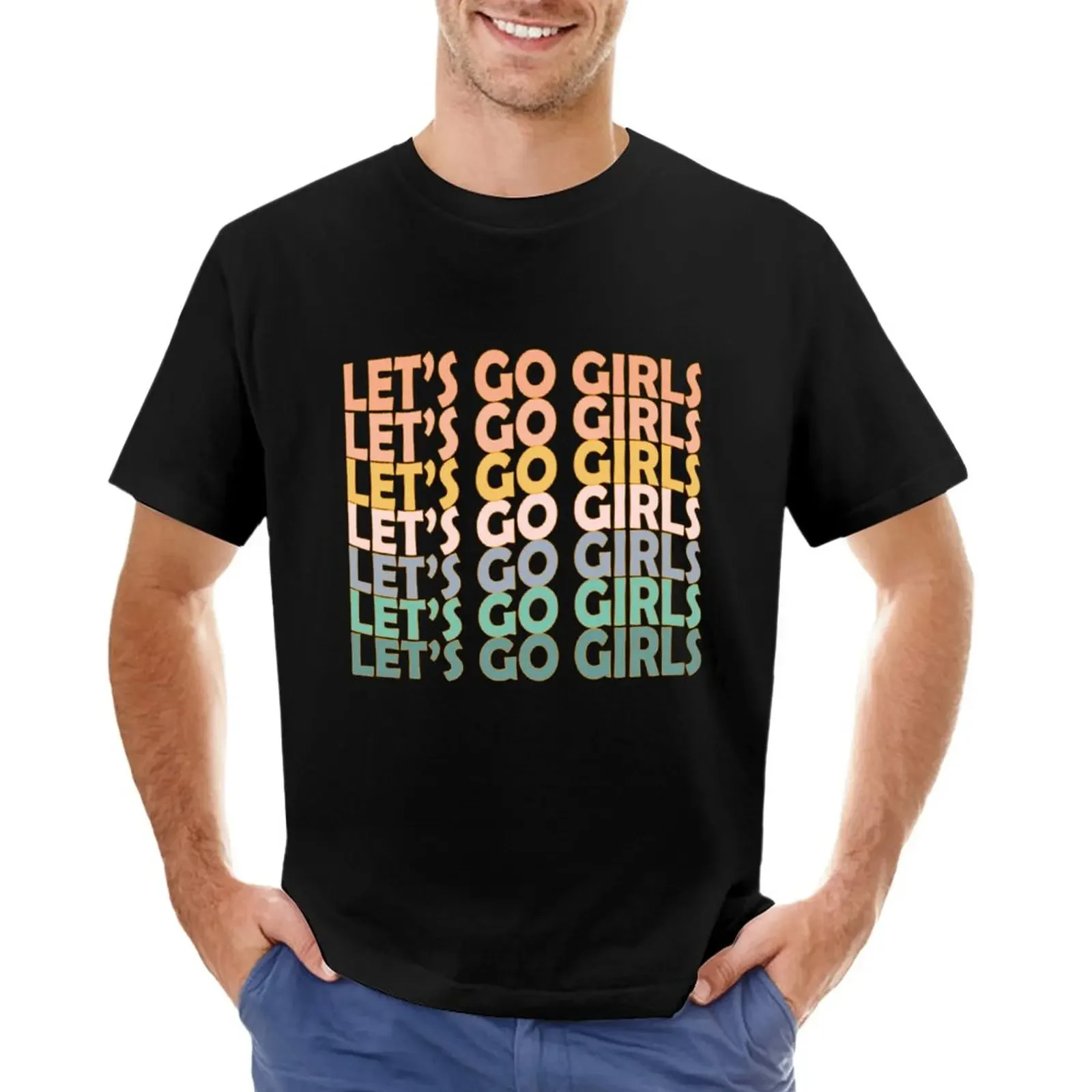 Let_s Go Girls, Girls Trip, Womens Vacation, Camping Weekend, Nashville Girl, Country Music T-Shirt