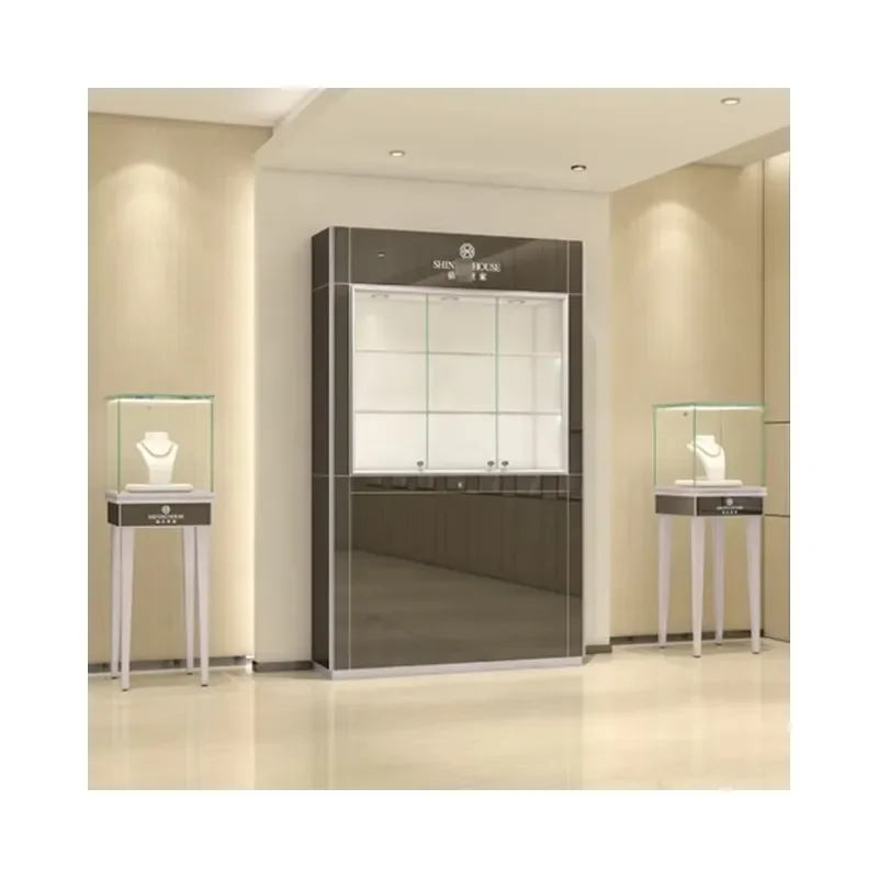Boutique Display Cabinet and Used Glass Showcases and Display Cases for Jewelry showcase Smoke Shop Display