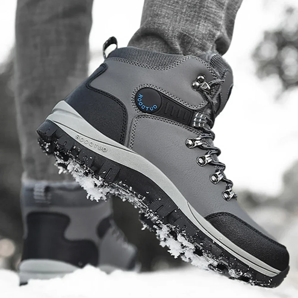 Outdoor Herenschoenen Heren Laarzen Mannen Snow Leger Heren Winter Laarzen Wandelen Enkellaarzen Waterdicht Heren Schoenen Werkschoenen Schoenen