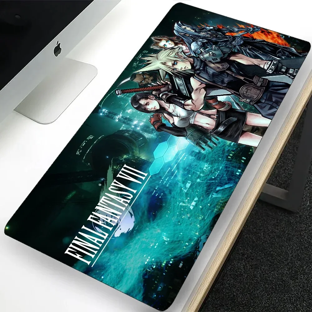 Final Fantasy 7 Large Gaming Mouse Pad Computer Mousepad PC Gamer Laptop Mouse Mat Office Mausepad XXL Keyboard Mat Desk Pad