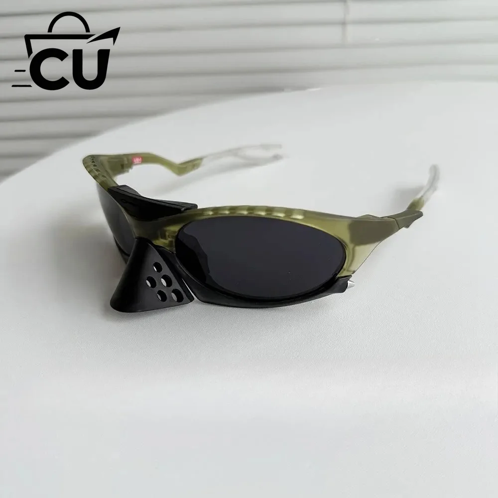 Sports running cycling polarized UV resistant sunglasses y2k style thick mountain climbing sunglasses