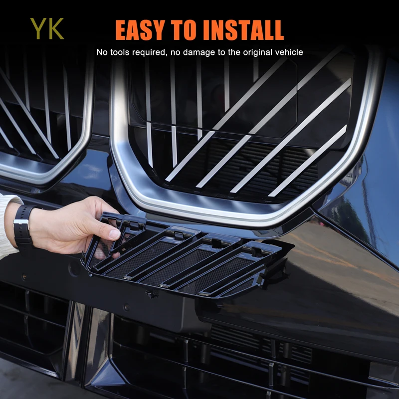 

For BMW X3 G45‌ 25-26 Car Front Grill Guard Grille Front Bumper Anti Insect Net Air Inlet Anti Dust Proof Cover Car Accessories
