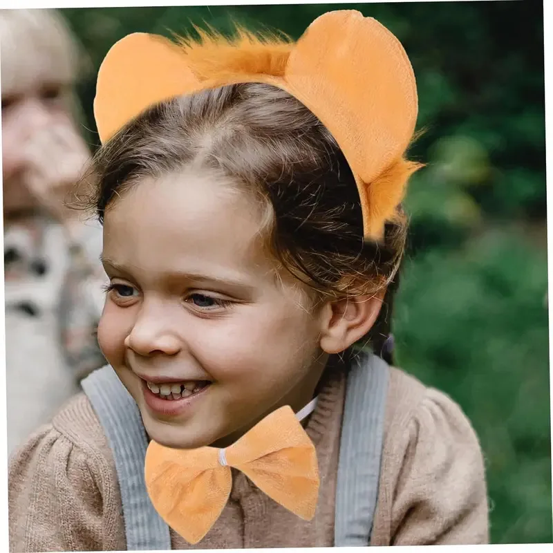 

asdh8@6pcs/set Animal Lion Ears Headband Costume Gloves Tutu Skirt for Women Girls Halloween Cosplay Carnival Dress Up Themed Pa