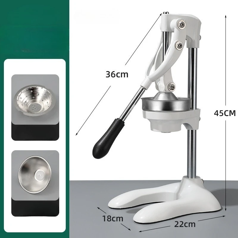 

Ручная ручная соковыжималка для цитрусовых из нержавеющей стали, чугунная соковыжималка коммерческого класса, ручной пресс для апельсина, лимона, лайма и граната