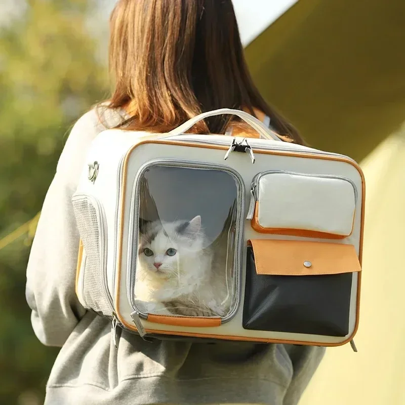 Cat Carrier Bags Windproof Outdoor Travel Backpack for Cat Small Dogs Transport Carrying Bag Pet Backpack Pet Supplies