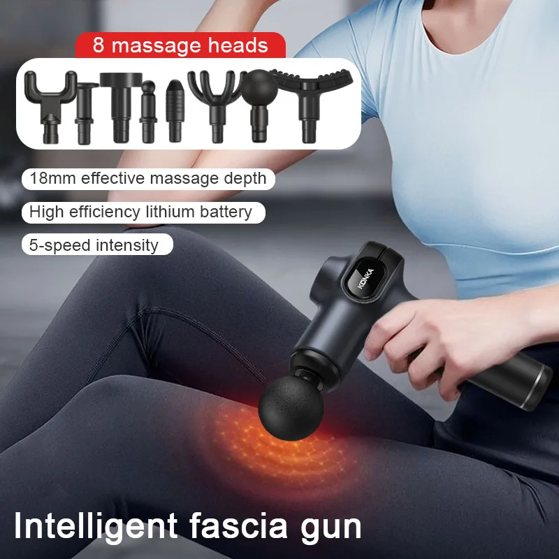 

Многофункциональный массажный головок профессионального уровня, многофункциональный пистолет для фасции, расслабление мышц, высокочастотный вибрационный массажер