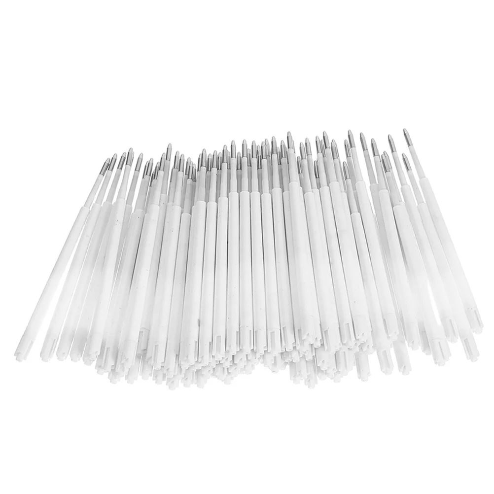 

50Pcs Ballpoint Pen Refills Smooth Consistent Writing Compatible with Retractable Pens for Office School Supplies