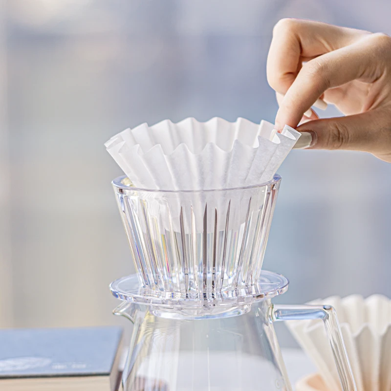 TIMEMORE Ice crystal B75 hand-brewed coffee filter cup cake shape filter cup household coffee utensils