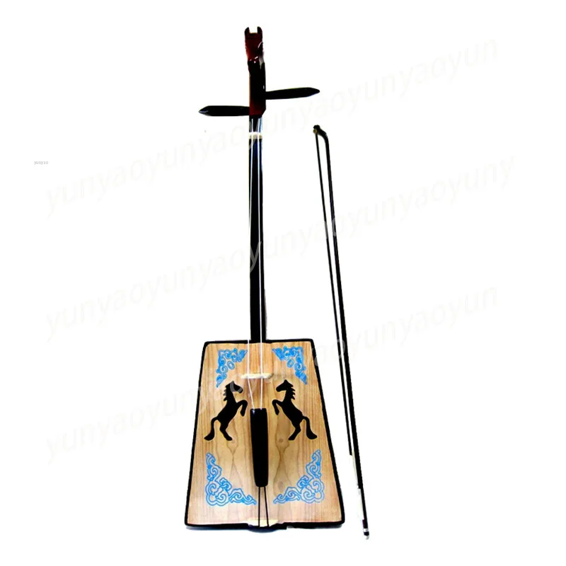 

Model of Horsehead Fiddle Instrument, Mongolian Cultural and Creative Ornament, Mongolian Packaging Decoration, Performance Prop