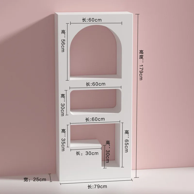 

Clothing store soft decoration against the wall display stand decoration display props shoe bag water table high and low