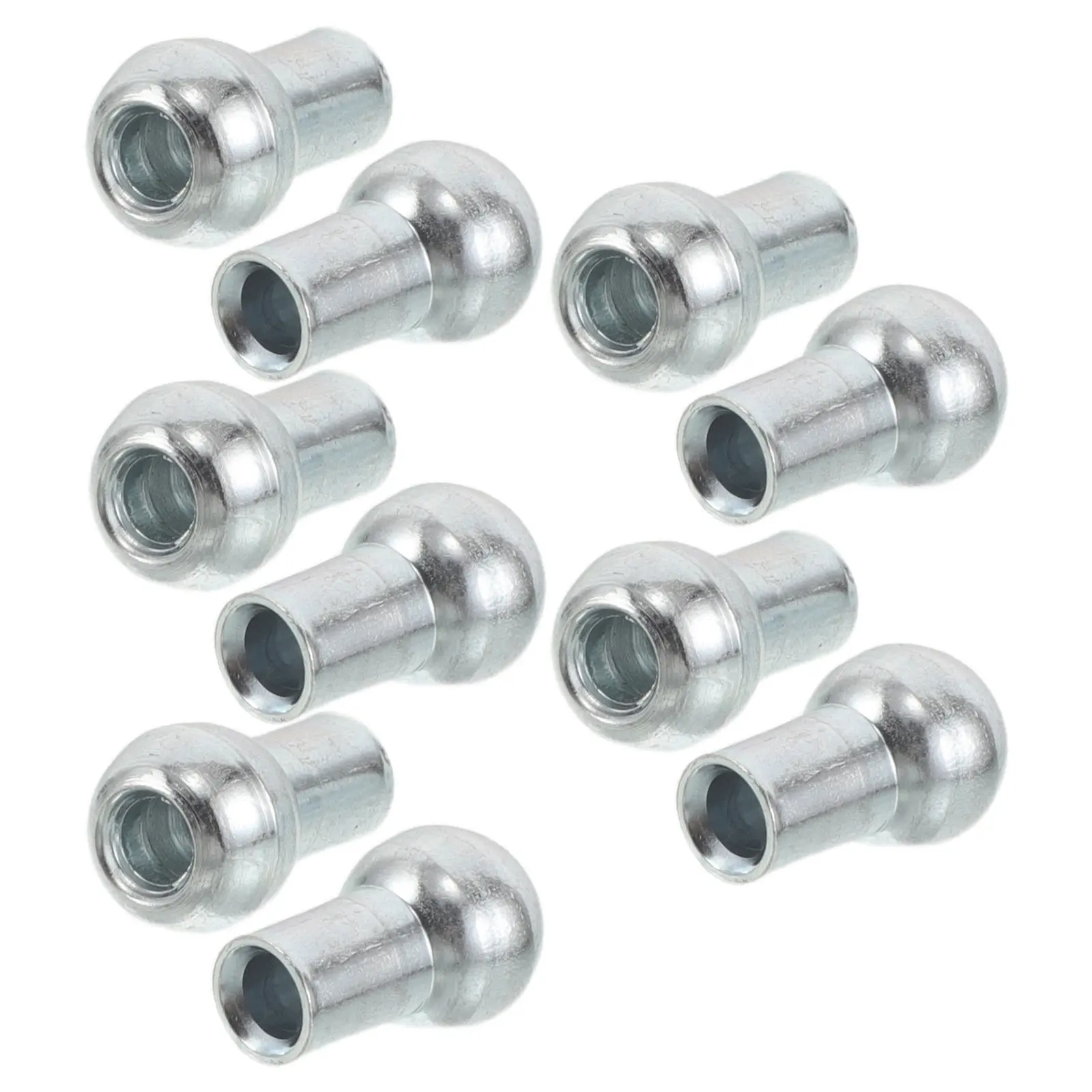 10Pcs Steel Wire Rope Ball Stopper Gym Cable Ball Terminal Fitness Cable Assembly Fitting Pulley Machine Exercise Equipment