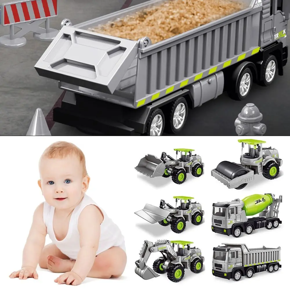 

Children's Gift Excavator Engineering Vehicle Diecast Engineering Car Model Car Models Forklift Toy Inertial Sliding