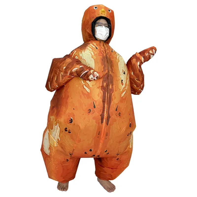 Inflatable Turkey Costume For Adults Costume Parties Suit Thanksgiving Day Cosplay Funny Unique Suit Outfit