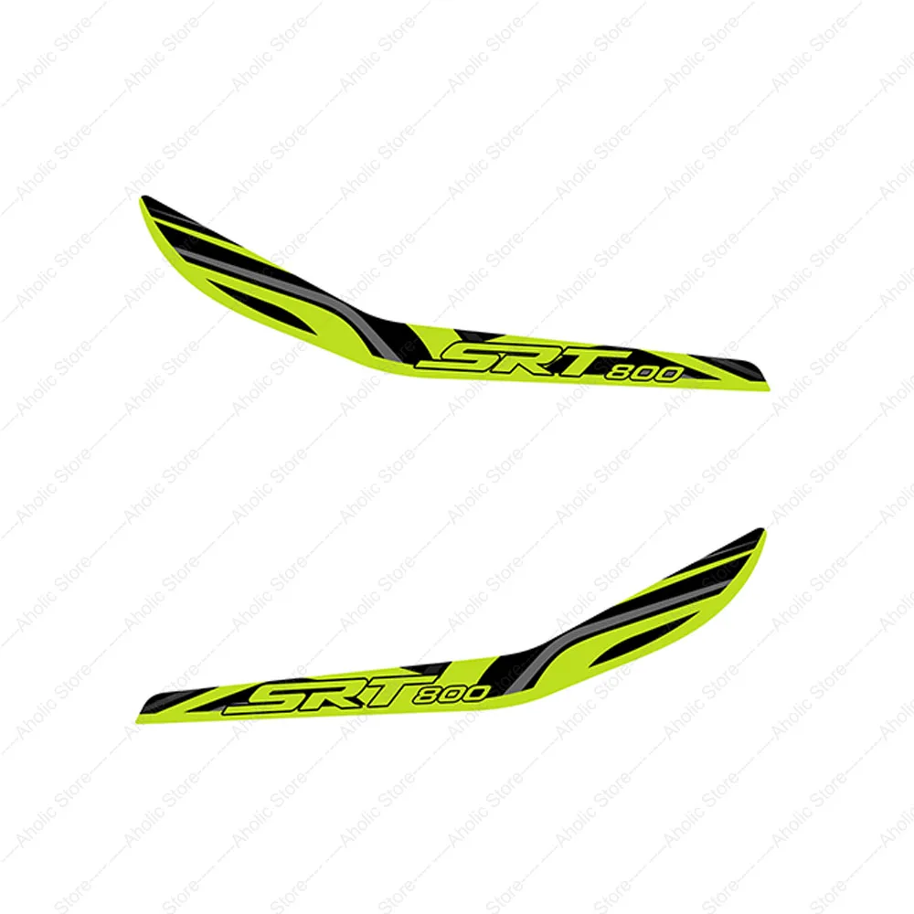 Passenger tail protection sticker, motorcycle anti slip and scratch sticker, suitable for QJ Motor SRT 800 SX