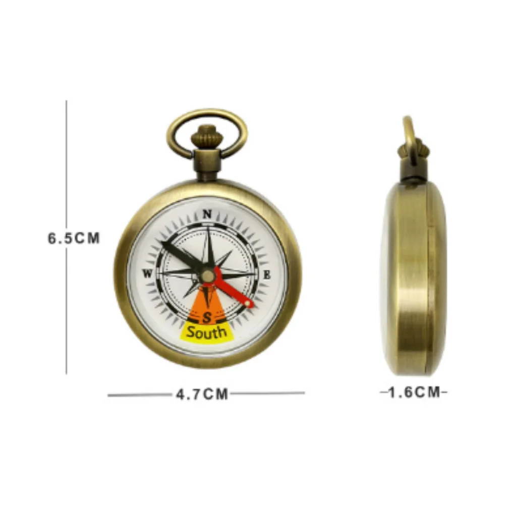Brass-Finished Zinc Alloy for Field Navigation Designed for Stability Accuracy and Long-Term For Outdoor Reliability