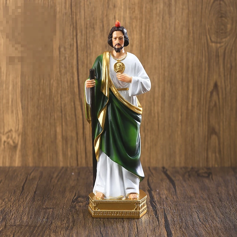 St. Jude Thaddaeus statue ornament Christian religious interior Jude Lebbeus decoration resin crafts