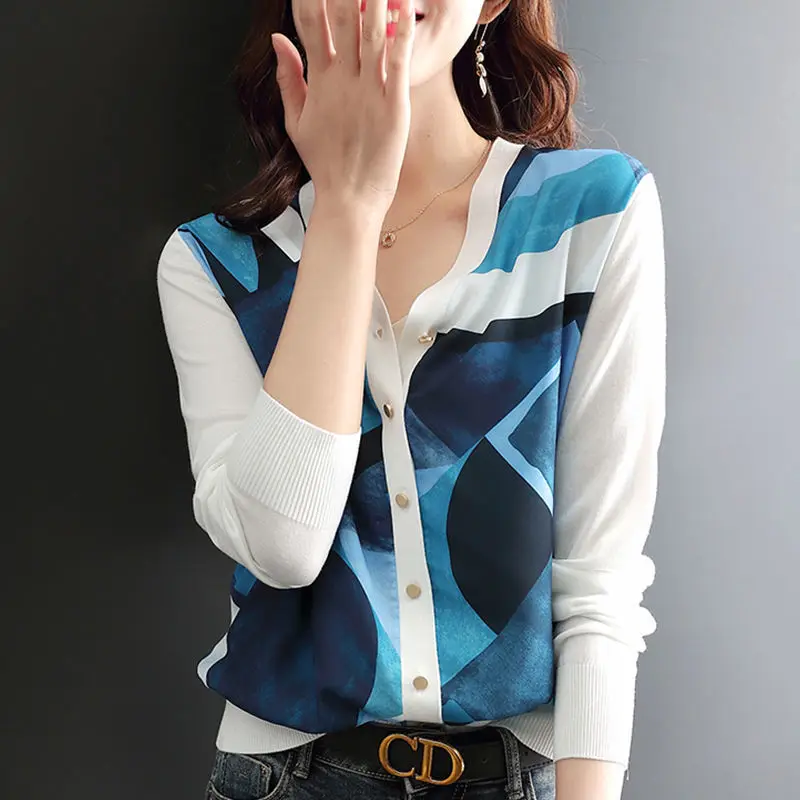 

Knitted Sweater Cardigan Women's Long-sleeved Spring 2025 New Korean Jacket Spring and Autumn French Chic V-neck Top