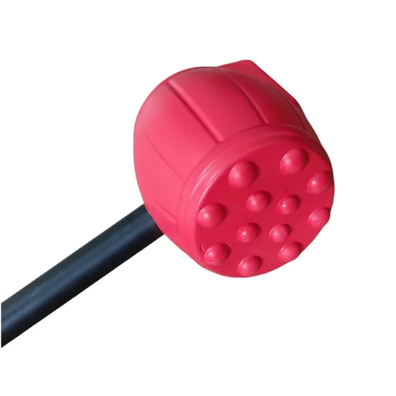 Oversized hammer measures the strength of the hammer Black and red arcade slot machine