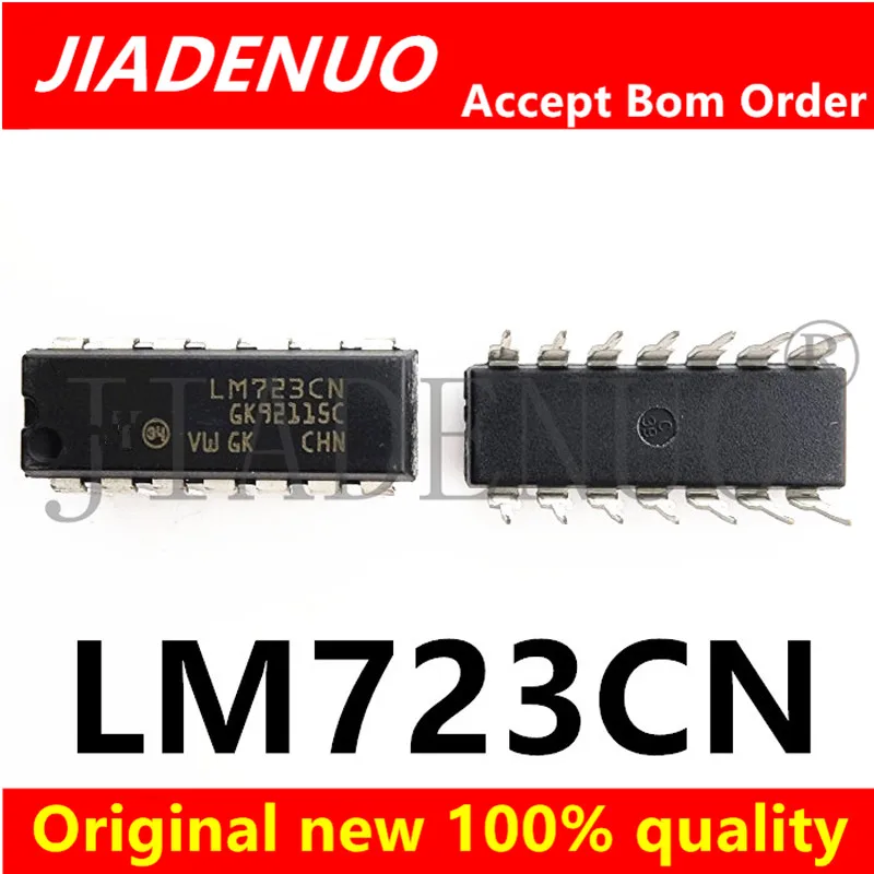 (5-10pcs)100% original New LM723CN DIP14 LM723CN  Chipset