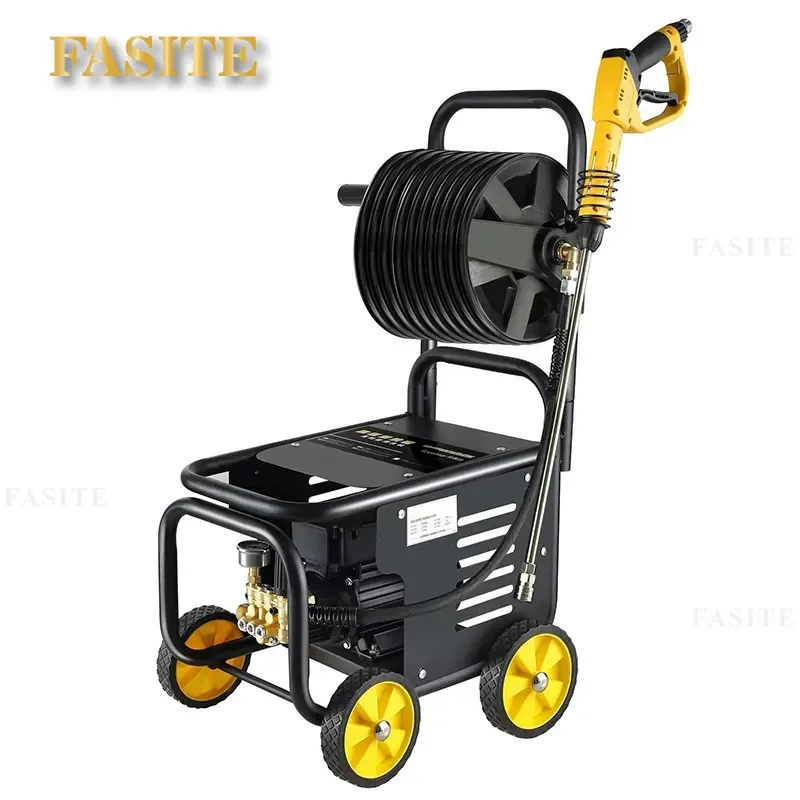 For 220V High Pressure Car Washer Industrial Grade Cleaning Machine High Power Farm Dredging Shop Use