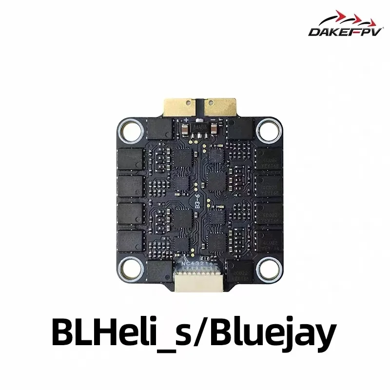 DAKEFPV BLHELI_S Bluejay 8bit Heat Sink ESC for RC FPV Racing Drone Freestyle Frame 3-8S 55A 60A 30X30mm 70A Options