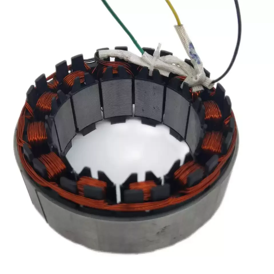100% Pure Copper Wire DC Brushless Stator Rotor Strong Magnetic Permanent Magnet Motor 12V 24V 48V 60V Drive Assembly