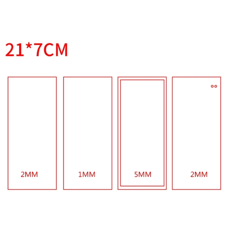 R3MC Acrylic Multiple Shape DIY Acrylic Quicksand Plates Quicksand Ticket Root Mold