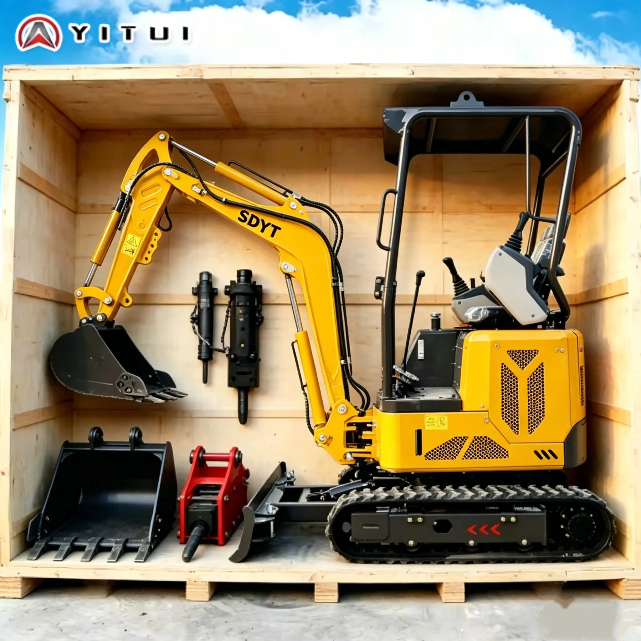 

2026 Multifunctional Mini Excavator Epa Euro5 Mini Digger Customized Farm And Orchard Mini Excavator With Multiple Models