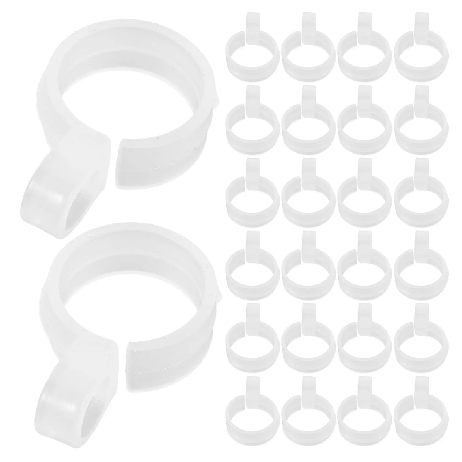 

100Pcs Windproof Hanger Hooks Sturdy Plastic Clips for Drying Racks Embroidery Frames Clothes Line Clip Hooks Clothes Clips