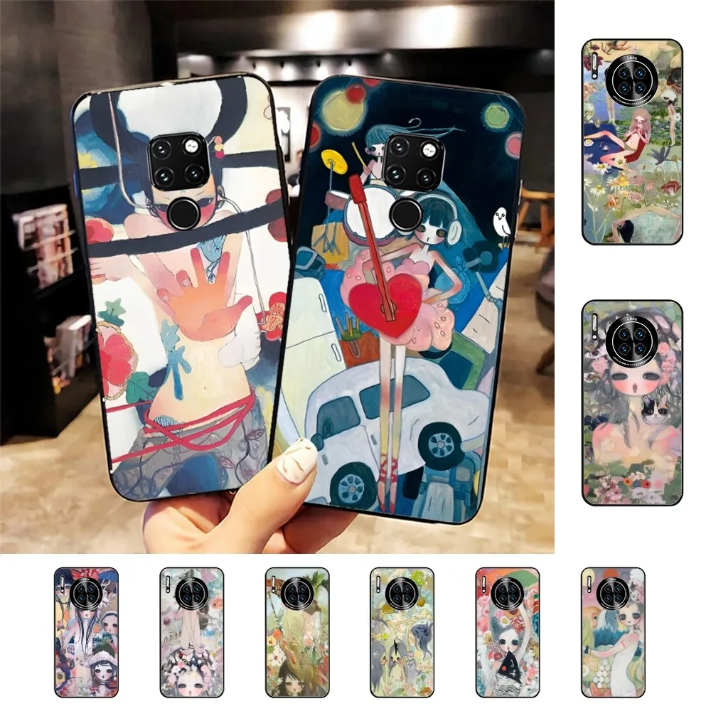 Aya Takano Phone Case For Huawei Mate 10 20 30 40 50 lite pro Nova 3 3i 5 6 SE 7 pro 7SE