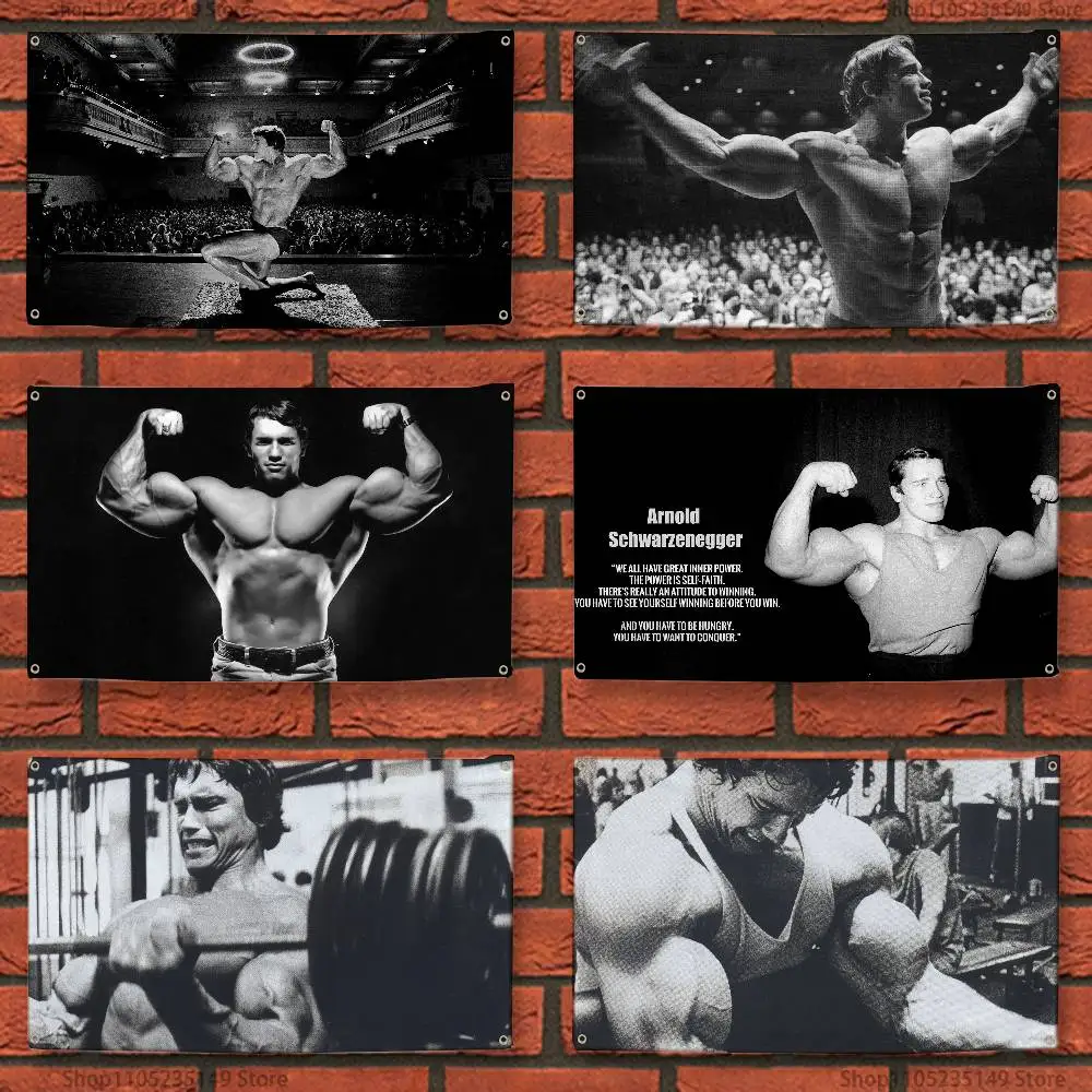 

Arnold S-Schwarzenegger Flag Tapestry Wall Hanging Sassy Aesthetic Decoration Dorm PartyBackdrops Cloth
