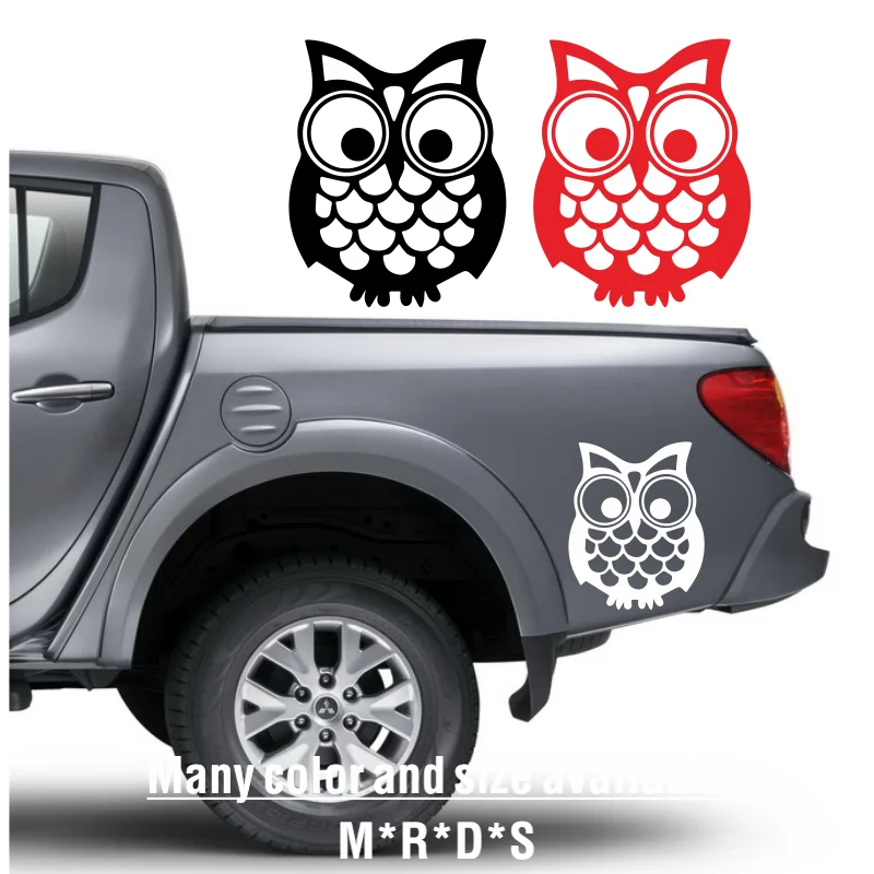 

Креативная сова, милый узор, виниловая наклейка, наклейки на багажник автомобиля, 12,6 см * 15,6 см