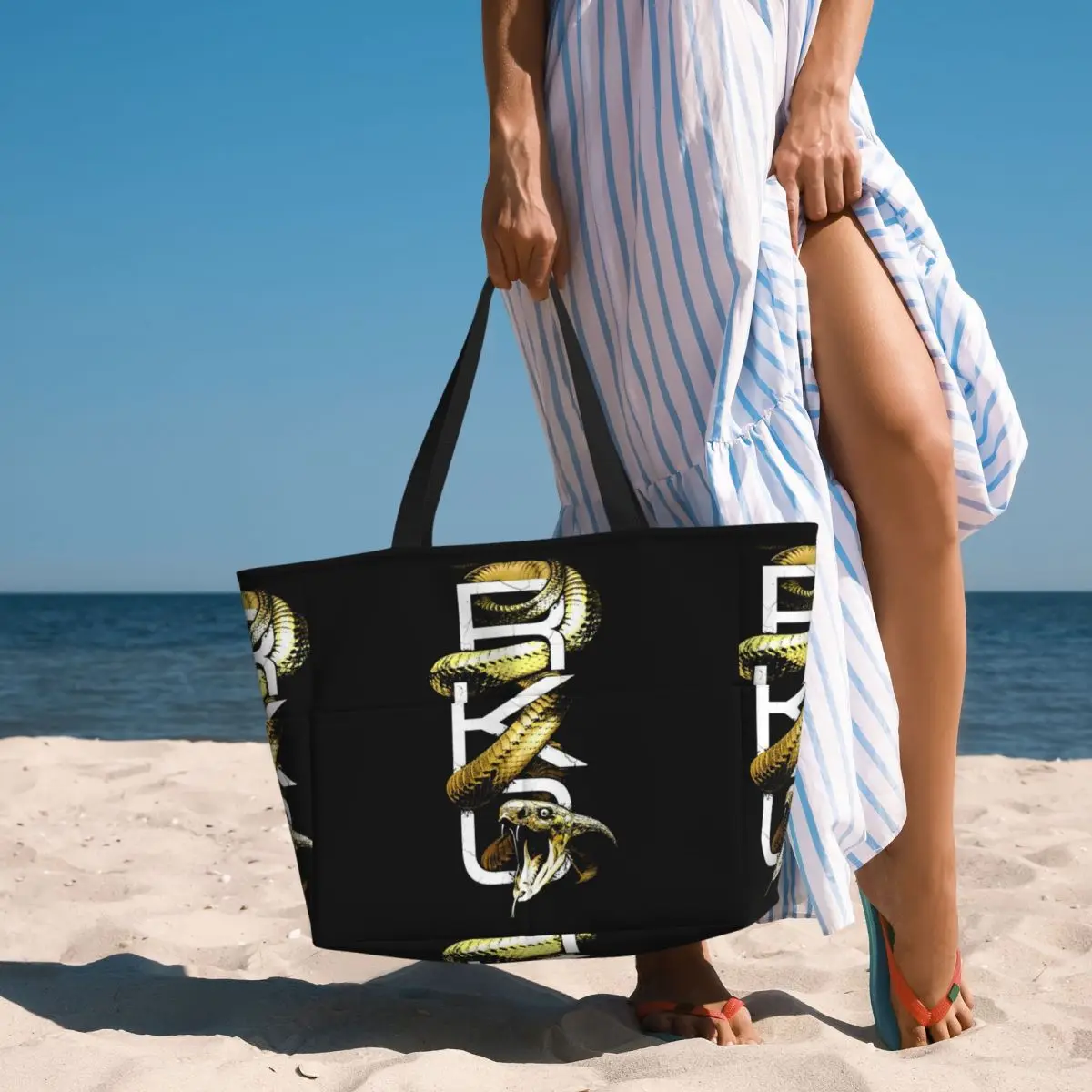 Wwe Professional Wrestler Randy Orton Beach Tote Bag Sport Gym Yoga Duffle Large Tote Bag Women Travel Bag Fitness bag