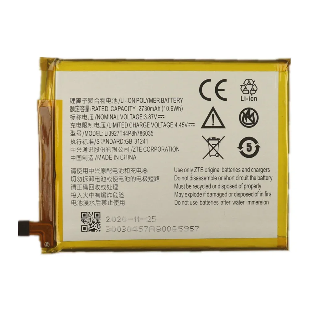 Original Li3927T44P8h786035 For ZTE Blade Z10 V7 V8 BV0701 BV0721 BV0800 V7 Plus V770 Xiaoxian 4 BA910 A910 A512 A522 Battery