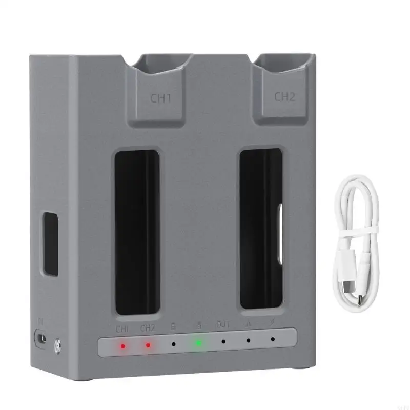 Q6PA Bidirectional Battery Charging for 4 USB Rechargeable Camera Charging Quick Fast Charging