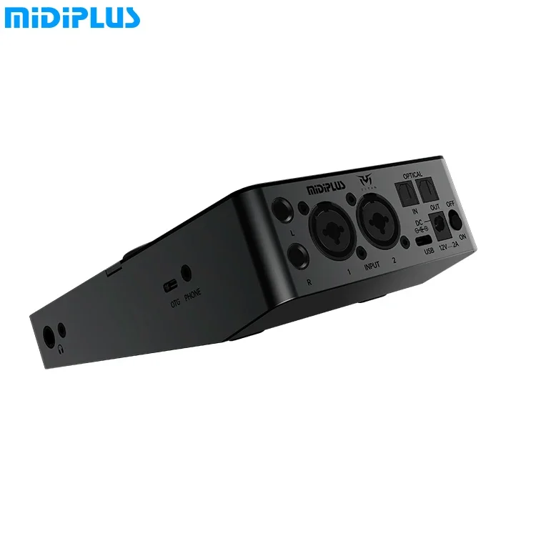 Midiplus TITAN Q6 USB Mixer Musical Professional Audio Interface Studio Recording Sound Cards For Livestream Broadcast Mobile PC