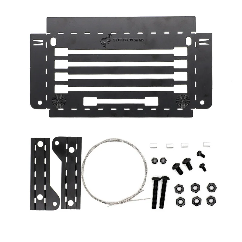 

Tool box plate,Protective Net,Radiator Box,Front Rear Bumper,Anti-Skid Plate,Door Handles,for TRX-4 TRX4 T4 2021 Bronco 1/10 RC