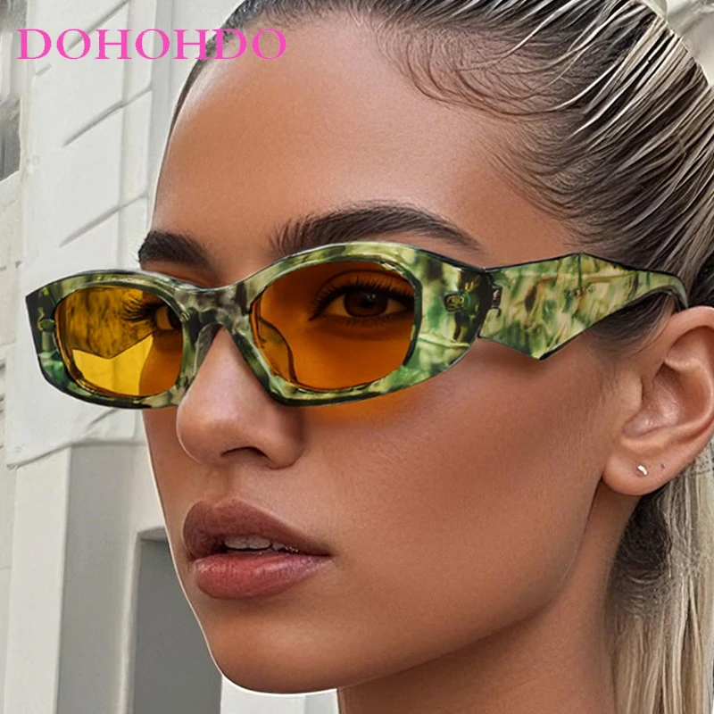 

Vintage Fashion Small Cat Eye Sunglasses Women Men Luxury Designer Eyeglasses Travel Driving Shades Unisex UV400 Lunette Femme